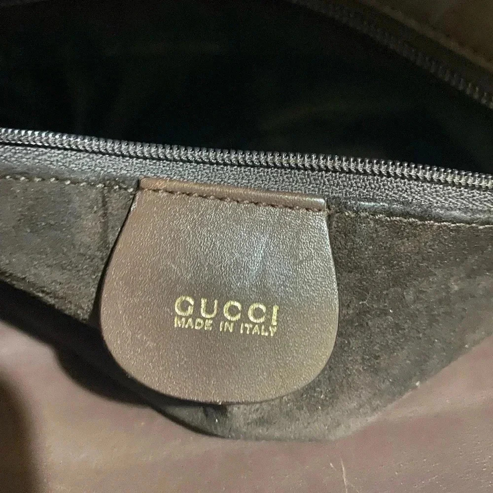 Gucci Diana vintage brown leather bamboo handle bag - Picture 13 of 16